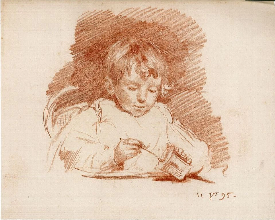 Pierre mangia yogurt - dal Saint, Cloud, museo Avelines